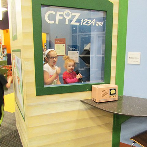 Radio CFIZ Museum Exhibit