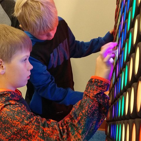 Litebrite Museum Exhibit