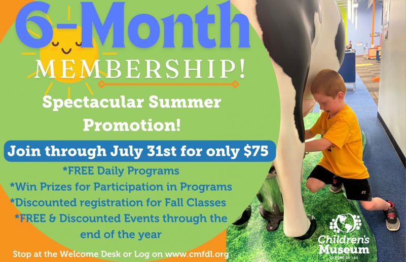 6-Month Membership option through July 31st for only $75