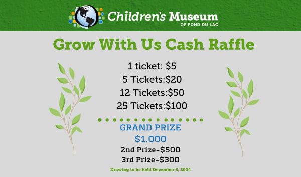 Grow With Us Cash Raffle