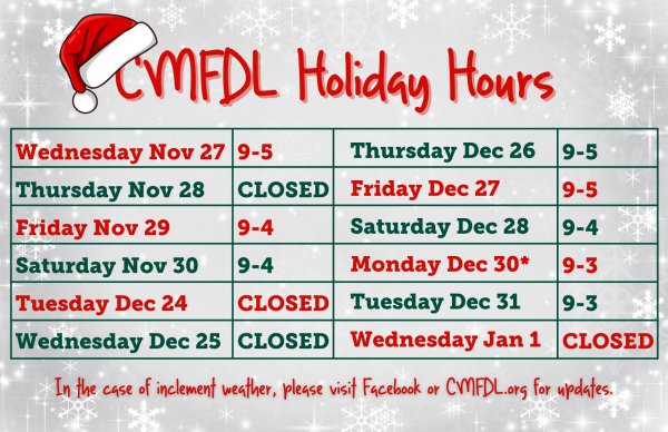 Holiday Hours